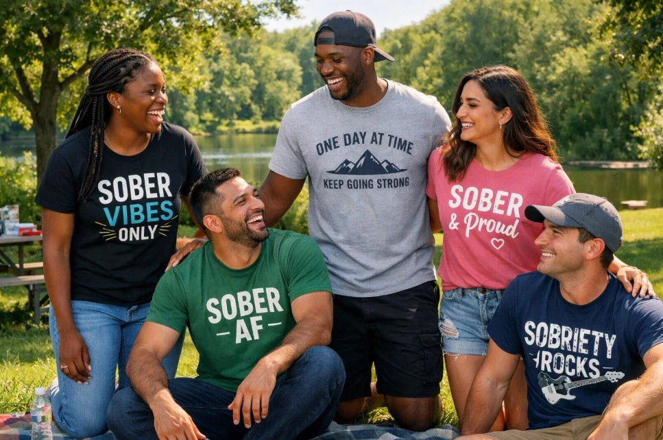 Sobriety motivation tees
