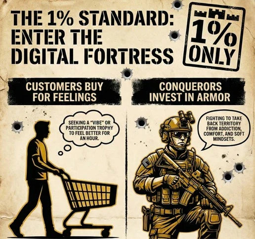 I DON’T WANT CUSTOMERS. I WANT CONQUERORS