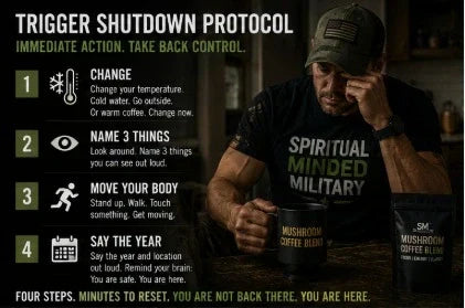 Spiritual Minded Military Vermont Army National Guard: How to Stop PTSD Flashbacks—The Trigger Shutdown Protocol