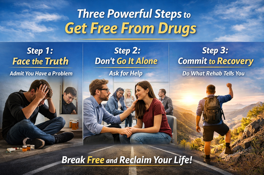 Three Steps to Get Free From Drugs