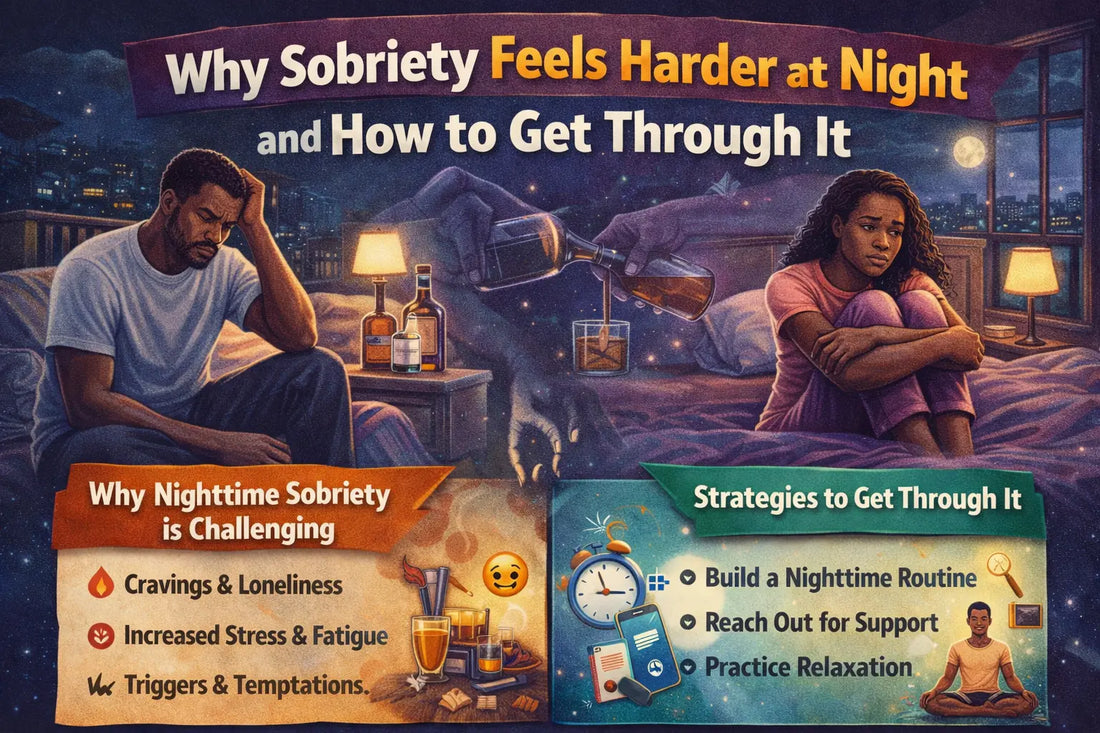sobriety feels harder at night